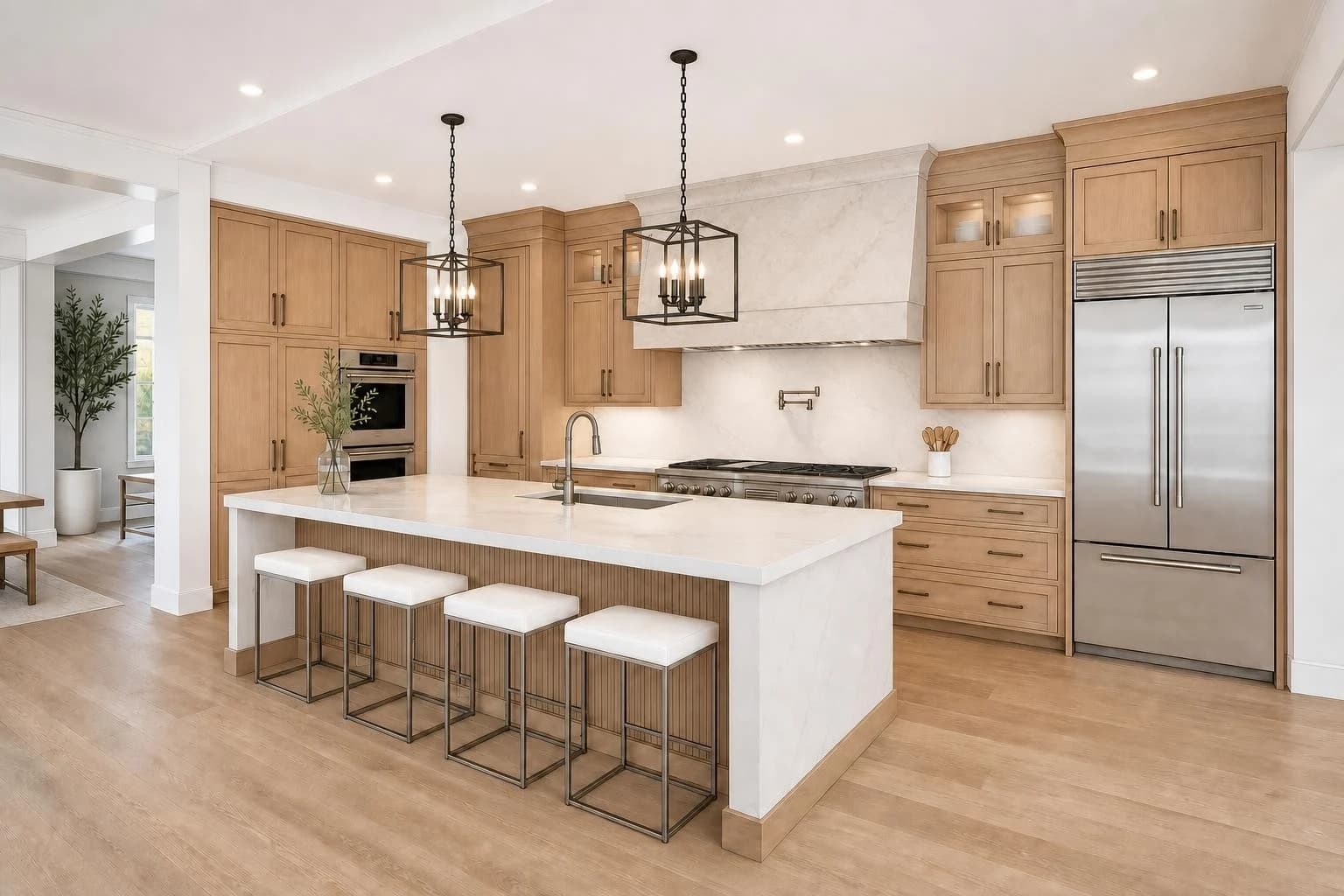 Updated photorealistic kitchen render